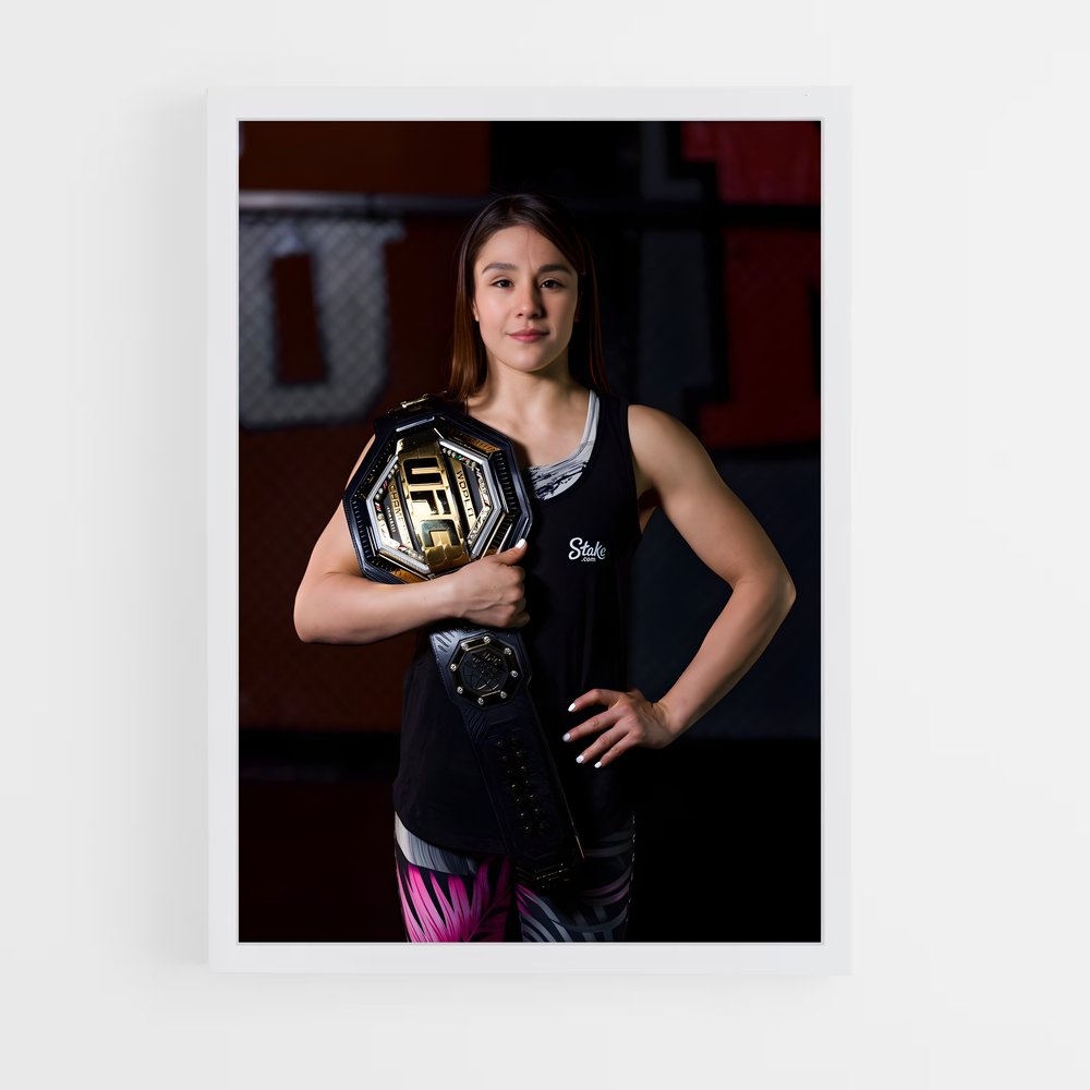 Poster Championne Grasso – affiche MMA (vue 3)